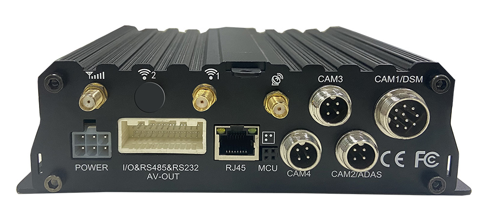 SD Card AI 4CH MDVR JS2AN-HD Rear Panel Interfaces
