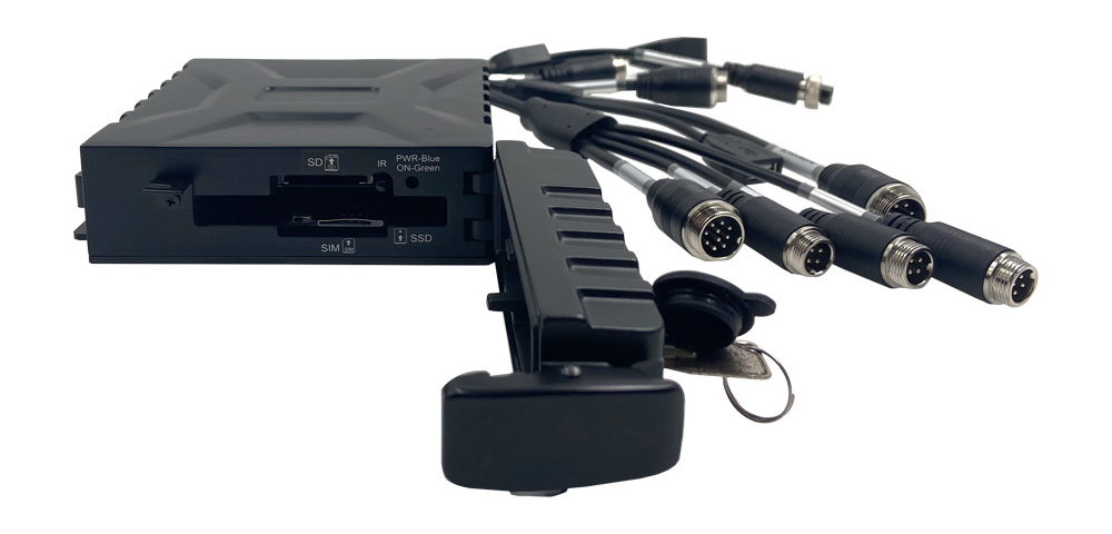 AI mini Waterproof MDVR JH0AN Rear Panel Interfaces
