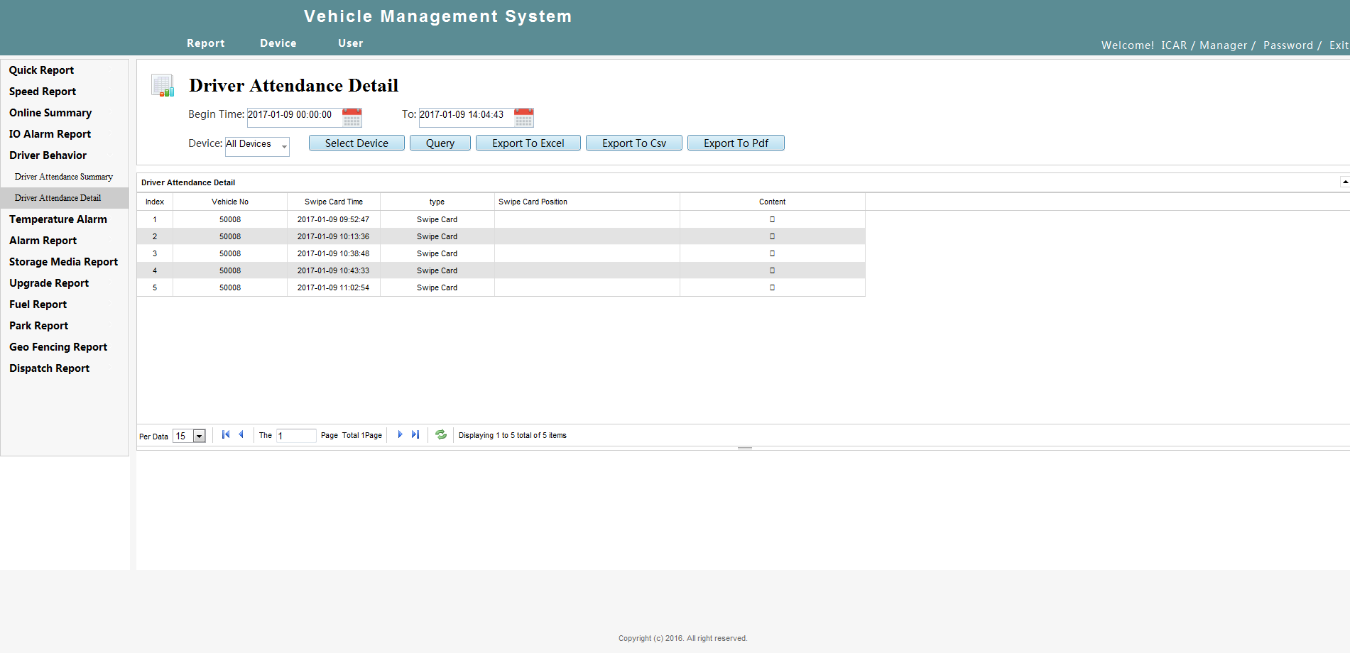 Logistics Tracking