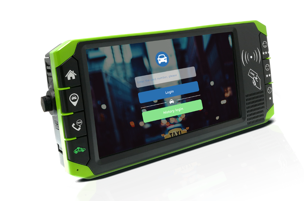 2/4CH touch screen 4G MDVR perfect for taxi